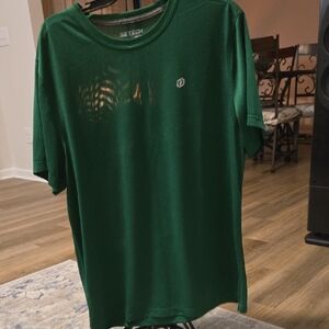 SB TECH Green Athletic Tee with White Print
